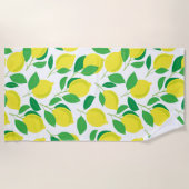 Lemonen en bladeren strandlaken (Voorkant)