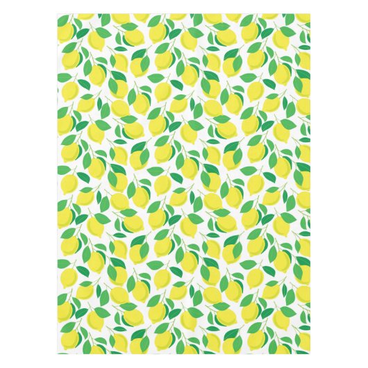 Lemonen en bladeren tafelkleed (Voorkant)