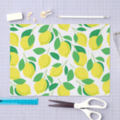 Lemonen en bladeren tissuepapier (Craft)