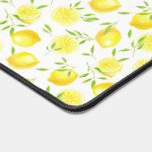 Lemonen en bladeren, verpakkingspapier bureaumat (Hoek)