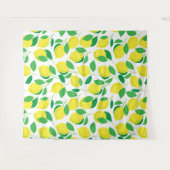 Lemonen en bladeren wandkleed (Voorkant (horizontaal))