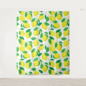 Lemonen en bladeren wandkleed (Voorkant)