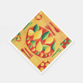 Lemonen en grenswaarden servet (Hoek)