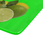 Lemonen en grenswaarden snijplank (Hoek)