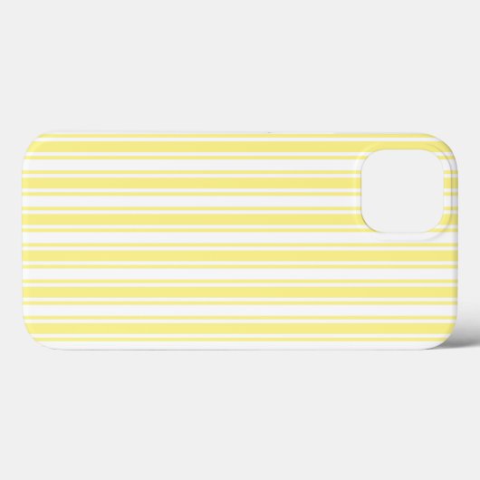 Lemongeel en wit snoep strepen Hoesje-Mate iPh Case-Mate iPhone Case (Achterkant (horizontaal))