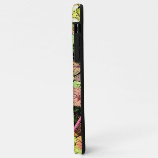 Lemongeel, Limoen-groen en bleekroze bladeren Case-Mate iPhone Case (Achterkant/links)
