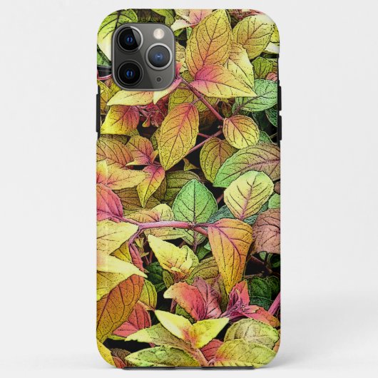 Lemongeel, Limoen-groen en bleekroze bladeren Case-Mate iPhone Case (Achterkant)