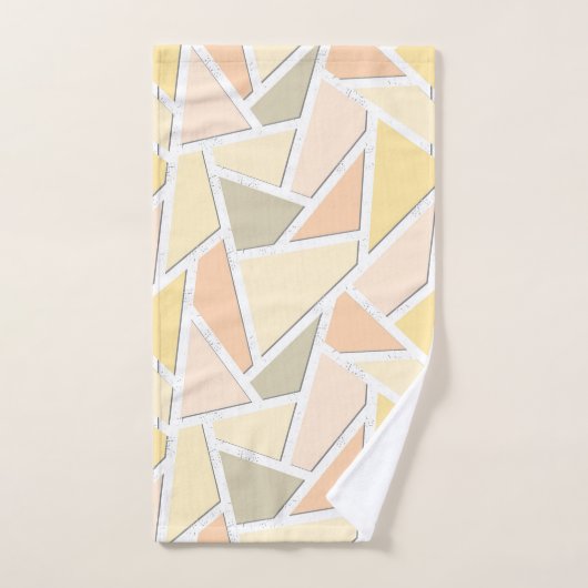 Lemongeel mozaïekpatroon bad handdoek (Handdoek)