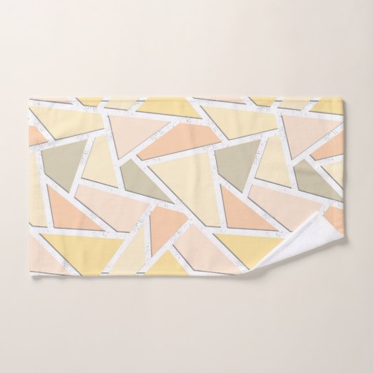 Lemongeel mozaïekpatroon bad handdoek (Handdoek)