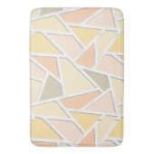 Lemongeel mozaïekpatroon badmat (Voorkant Verticaal)