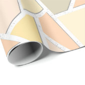 Lemongeel mozaïekpatroon cadeaupapier (Rol Hoek)