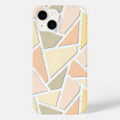 Lemongeel mozaïekpatroon Case-Mate iPhone case (Achterkant)