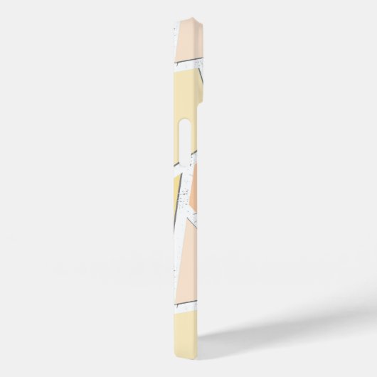 Lemongeel mozaïekpatroon Case-Mate iPhone case (Achterkant / Rechts)