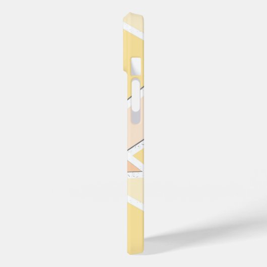 Lemongeel mozaïekpatroon Case-Mate iPhone case (Achterkant / Links)