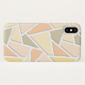 Lemongeel mozaïekpatroon Case-Mate iPhone case (Achterkant (horizontaal))