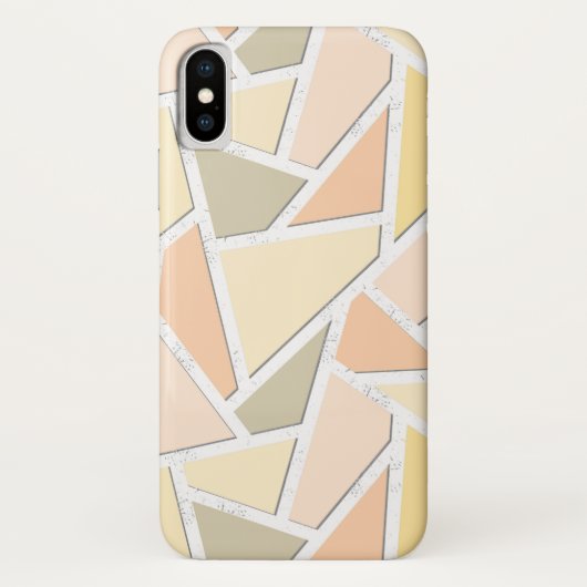 Lemongeel mozaïekpatroon Case-Mate iPhone case (Achterkant)