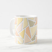 Lemongeel mozaïekpatroon koffiemok (Voorkant links)