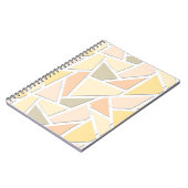 Lemongeel mozaïekpatroon notitieboek (Linkerzijde)