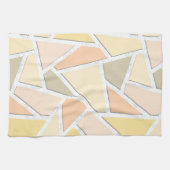 Lemongeel mozaïekpatroon theedoek (Horizontaal)