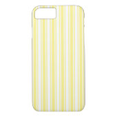 Lemongele en witte snoepjes strepen Case-Mate iPhone case (Achterkant)