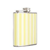 Lemongele en witte snoepjes strepen heupfles (Rechts)