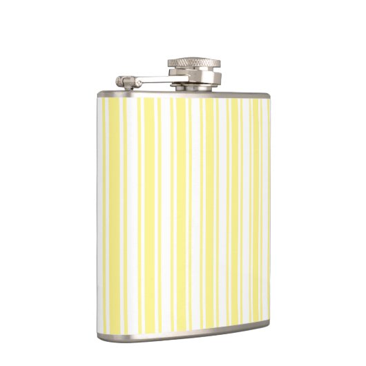 Lemongele en witte snoepjes strepen heupfles (Rechts)