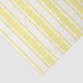 Lemongele en witte snoepjes strepen tissuepapier (Detail)