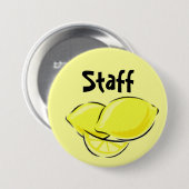 Lemonoverstaf Pin Ronde Button 7,6 Cm (Voorkant /achterkant)