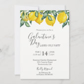 Lemonpartij Galentine's Day Lemons Kaart (Voorkant)