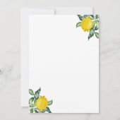 Lemonpartij Galentine's Day Lemons Kaart (Achterkant)