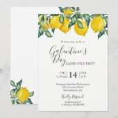 Lemonpartij Galentine's Day Lemons Kaart (Voorkant / Achterkant)