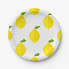 Lemonpatroon Papieren Bordje