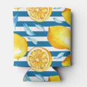 Lemonprint | Citrus Bruidsmeisje Personalized Blikjeskoeler (Achterkant)