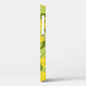Lemons achtergrond. Hand getrokken overlappende ac Case-Mate iPhone Case (Achterkant / Links)