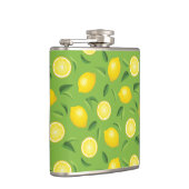 Lemons Achtergrondpatroon Heupfles (Rechts)