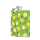 Lemons Achtergrondpatroon Heupfles (Links)