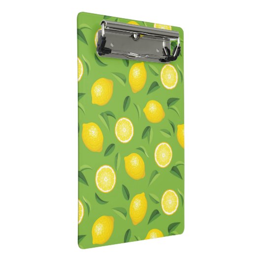 Lemons Achtergrondpatroon Mini Klembord (Schuin)