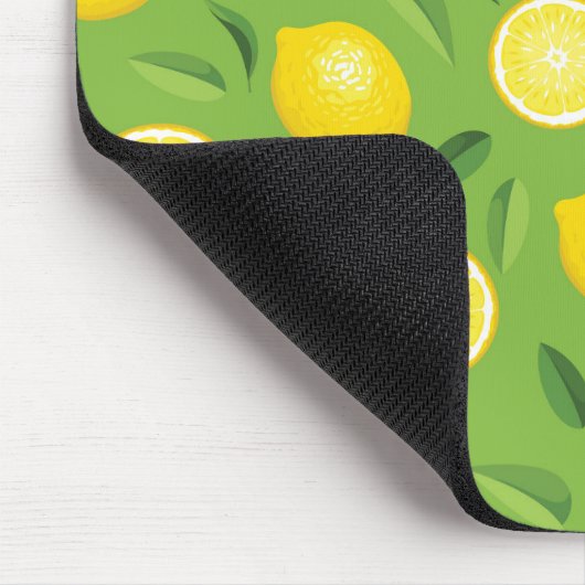 Lemons Achtergrondpatroon Muismat (Hoek)