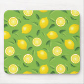 Lemons Achtergrondpatroon Muismat (Voorkant)