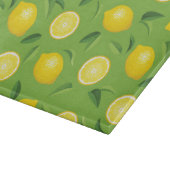 Lemons Achtergrondpatroon Snijplank (Hoek)