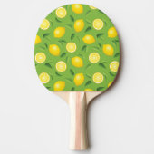Lemons Achtergrondpatroon Tafeltennisbatje (Voorkant)
