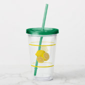 Lemons Acryltumbler Acryl Drinkbeker (Achterkant)