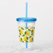 Lemons Acryltumbler/bril Acryl Drinkbeker (Voorkant)