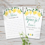 Lemons advies voor de Bride Vrijgezellenfeest kaar<br><div class="desc">Advies voor de bride lemons vrijgezellenfeest card. Ontworpen door: Thisnotme©</div>