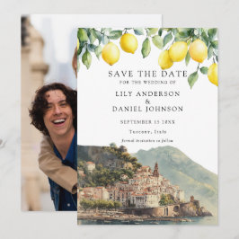 Lemons Amalfi Coast Italy Photo Wedding Save The Date
