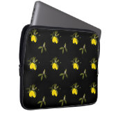 Lemons and flowers laptop sleeve (Voorkant Rechts)