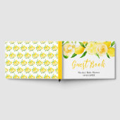 Lemons and Foliage Baby Shower Gastenboek (Volledig)