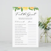 Lemons and Oranges Find the Guests Shower Game (Staand voorkant)