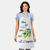 Lemons Apron Schort (Gedragen)