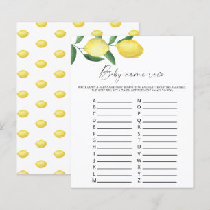 Lemons - Baby naam race spel